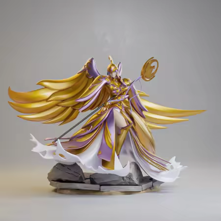 Saint Seiya Lost Canvas – Sasha Armadura de Athenas – 3D Model