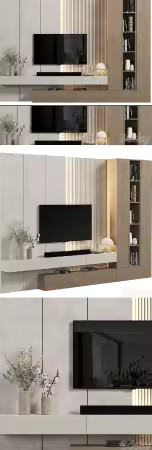 3dsky - TV Wall 118 5838095 - 3D Model