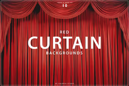 Red Curtain Backgrounds - DG4NBBA