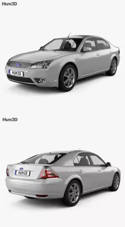 Ford Mondeo hatchback 2003 - 3D Model