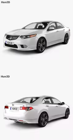 Honda Accord Sedan Type S 2011 - 3D Model