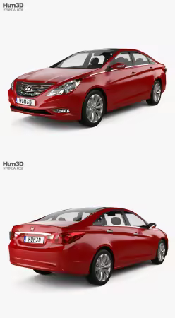 Hyundai Sonata i45 2012 - 3D Model