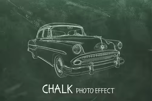 Chalk Photo Effect - U5SLMKL