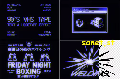 VHS Tape Text &amp; Logo Effect - 291425216 - XAKGHWZ