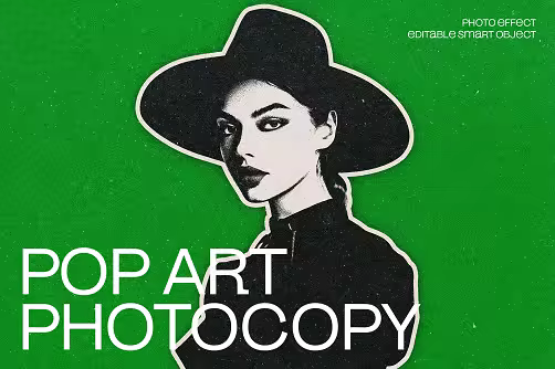 Pop Art Photocopy Photo Effect - 291490604 - 2GN52HN