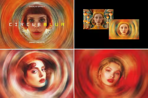 Circle Motion Blur Photo Template - 291467665 - ZXJJRFJ