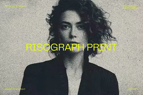 Risograph Print Photo Effect - 291468211 - Z4L2S69