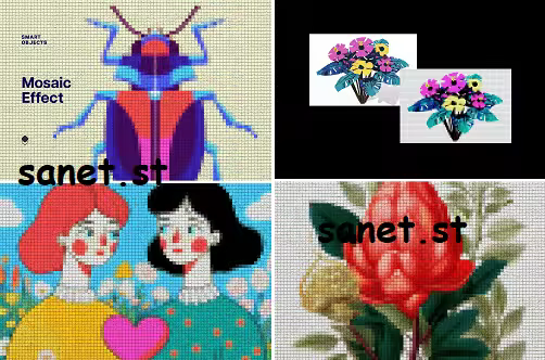 Color Mosaic Template Effect - 291437873 - VD2ZK9P