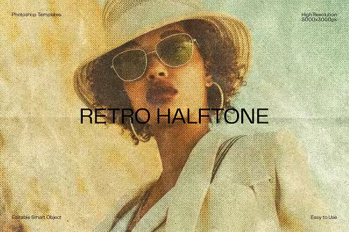 Retro Halftone Photo Effect - 291476427 - G229K4T