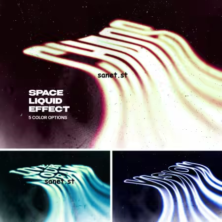 Space Liquid Text Effect - 291433512 - BKW74XN