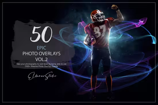 50 Epic Photo Overlays - Vol. 2 - LA57N8G