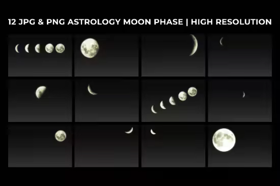 Astrology Moon Phase Overlay - 291389755 - XLNC9UX