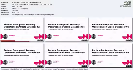 Perform Backup and Recovery Operations on Oracle Database 19c