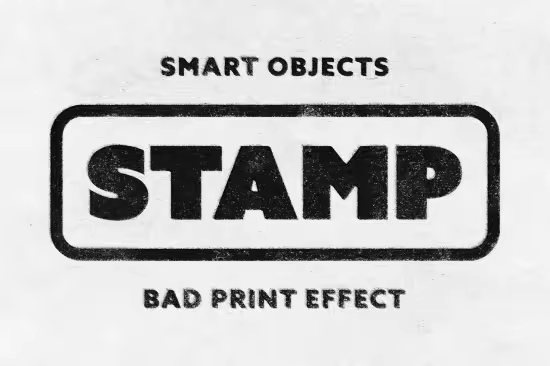 Stamp Print Text &amp; Logo Template - 291369048