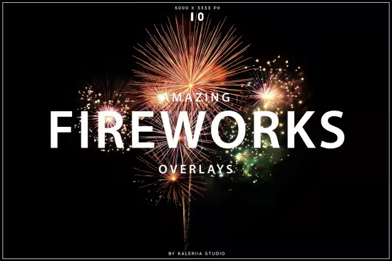 Amazing Fireworks Overlays - SFGVA8S
