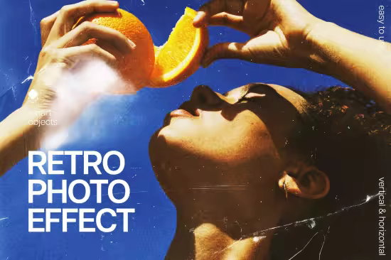 Landscape Retro Photo Effect