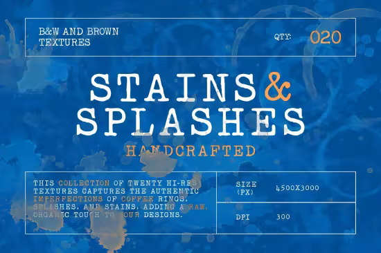 Stains &amp; Splashes Handcrafted Textures - 291224305 - LW87RYQ