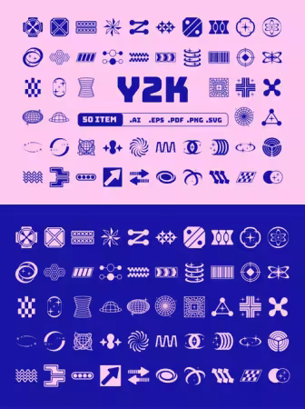Y2K Vector Icons