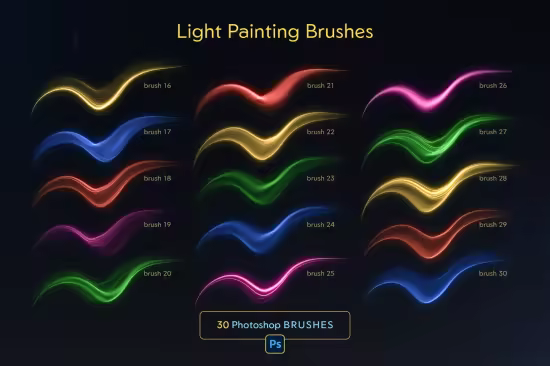 Light Painting Photoshop Brushes - 291504070 - DRYFKRZ