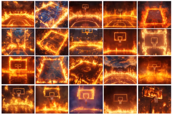100+ Fiery Basketball Backdrops