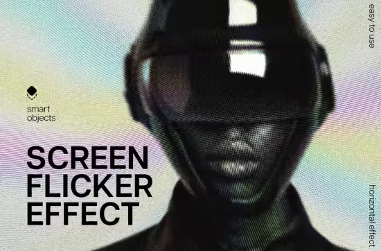Screen Flicker Photo Effect - 291403952 - CXXH8ZH