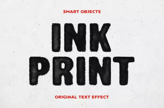 Ink Print Text Effect - 291467100 - RTKXU32