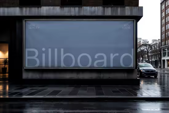 Urban Billboard Mockup - 291401543