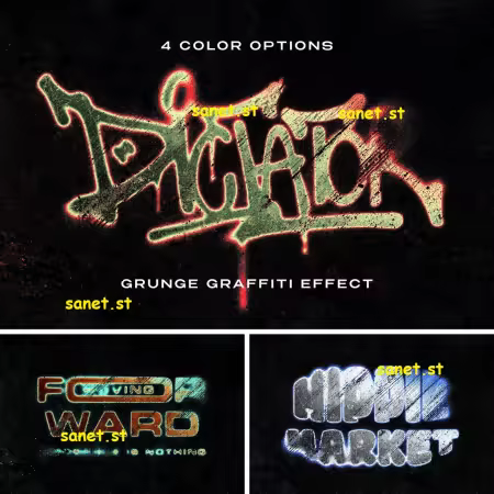 Grunge Wall Graffiti Effect - 291428362 - ZRZ4USB