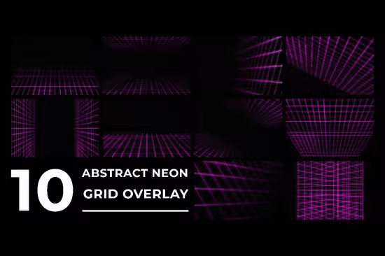 Abstract Neon Grid Background - 291458842 - TUWR3JL