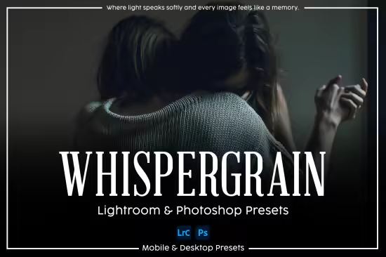 Whicspergrain Lightroom and Photoshop Presets - TBE79KJ