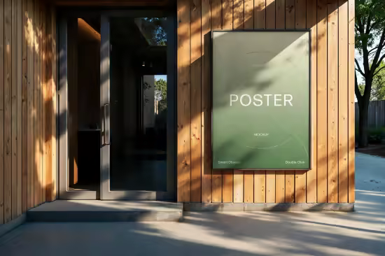 A4 Outdoor Poster Mockup - 291373837