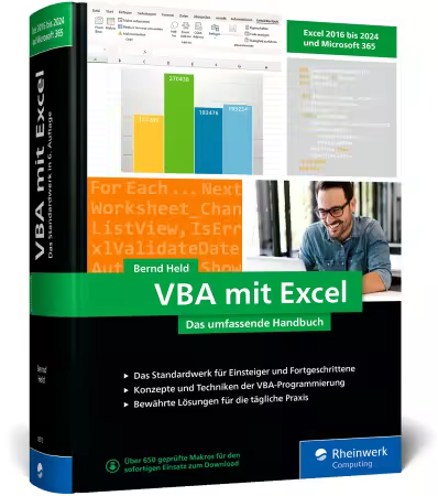 VBA mit Excel - Das umfassende Handbuch (6 , aktualisierte Auflage, 2025)