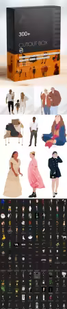 300+ PNG Cutout Pack