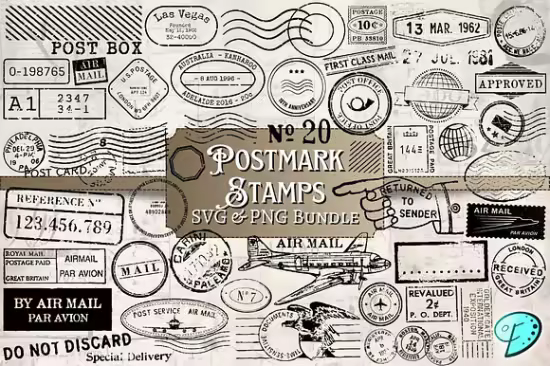 Postmark Stamps Bundle