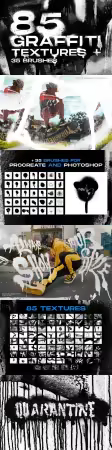 Graffiti Art Brushes and Textures for Photoshop