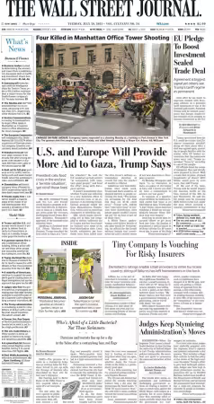The Wall Street Journal - July 29, 2025