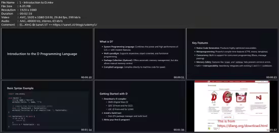 Dlang - The Complete D Programming Language Guide