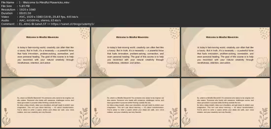 Mindful Mavericks: A Full Journey To Creative Growth