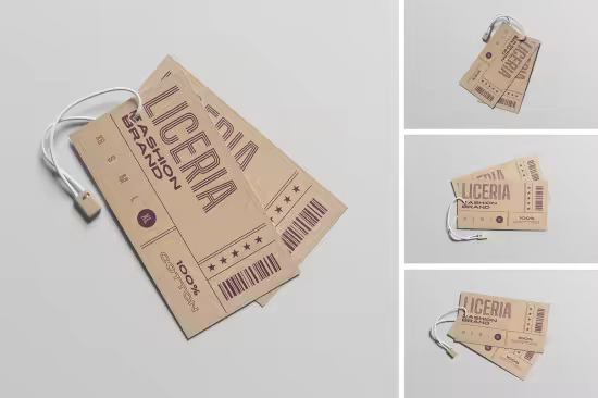 EE - Label Tag Mockup X5AX3RZ