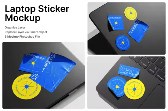 EE - Sticker Mockup YE8J3QV