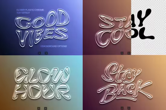 EE - Plastic Gloss Text Effect 75MTQXF