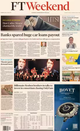 FT Financial Times Weekend UK - 2/3 August, 2025