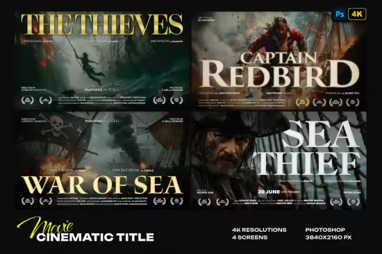 EE - Pirates Cinematic Movie Title WVZKWD3
