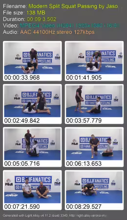 BJJ Fanatics - Modern Split Squat Passing