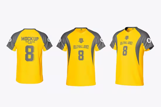 EE - Volleyball Uniform Jersey Mockup WU2WVT5