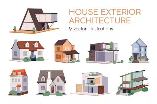 EE - House Exteriors Architecture Set N2MM9HT