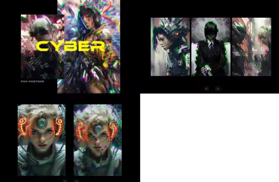 EE - Cyber Psychosis Distortion Poster Effect U3XSXWL