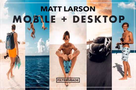 FilterGrade - Matt Larson Lightroom Preset Bundle MOBILE+DESKTOP