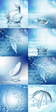 3D Detailed Illustration of Water