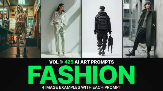 SS - 425 Ai Art Prompts for Fashion